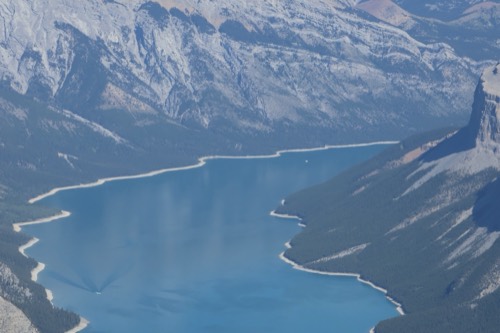 Lake Minnewanka from Cascade Mountain
