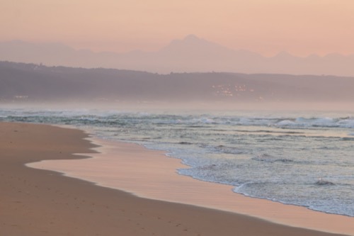 Sunrise on the African Beach