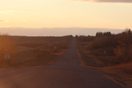 Sunset on the Open Road