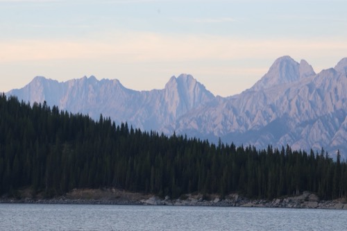 Upper Kananaskis Lake Mountain View