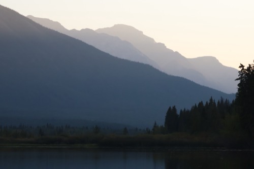 Vermillion Lakes Mountain Views