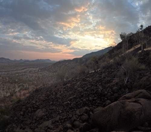 Zebra Mountain Sunset